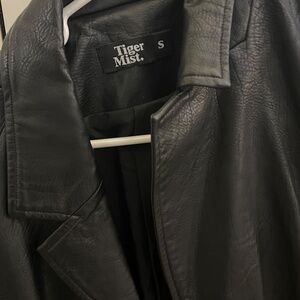 TigerMist | Leather Blazer Jacket